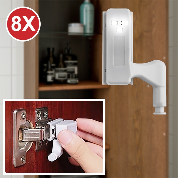 Senzorové LED světlo na panty - 8 ks | HINGELED