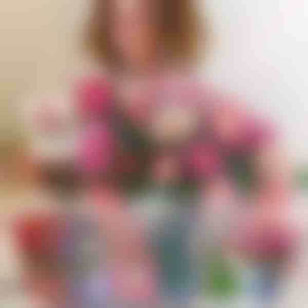 3D udržitelná kytice s blahopřáním | PETALORA