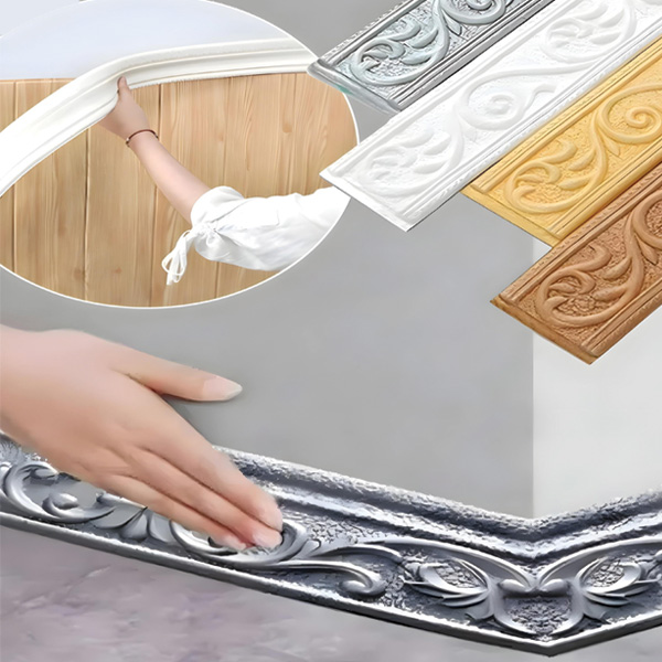 Samolepicí 3D lemovací pásek na zeď (2,25 m) | LINAWALL