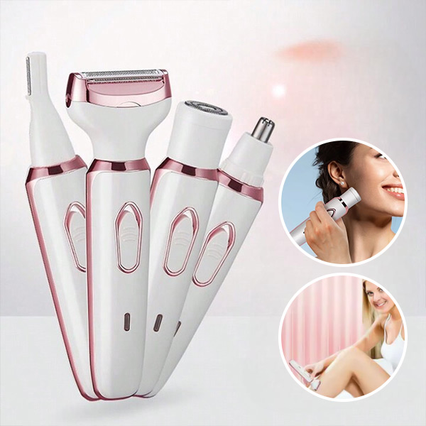 4 v 1 dámský elektrický holicí strojek | LUNATRIM