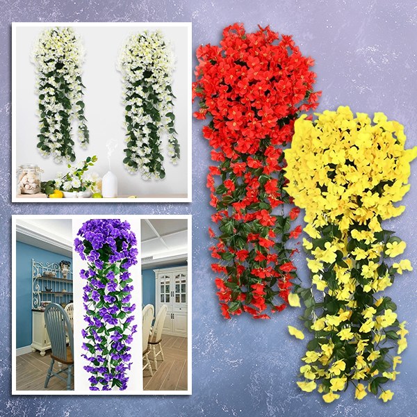 Realistické umělé závěsné květiny | HANGROSE